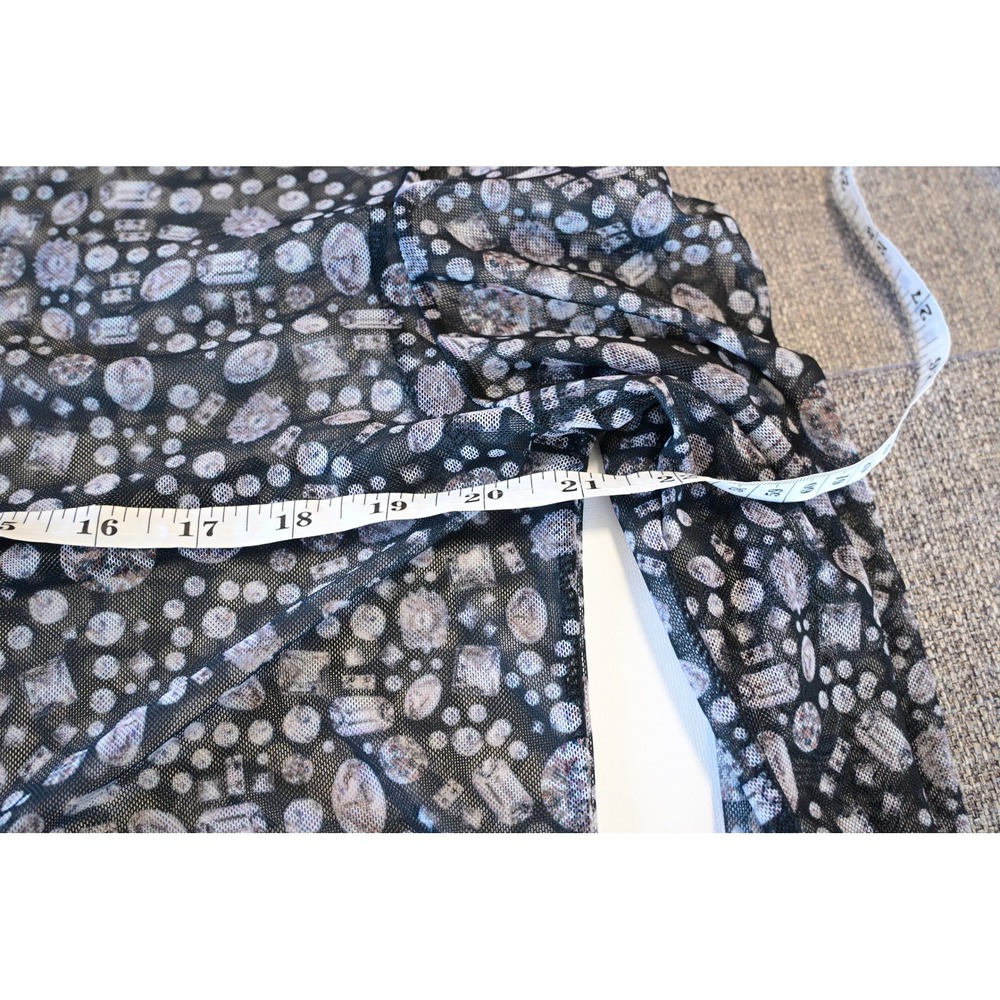 Raf Simons Mesh Gemstone Print Top Women Medium - Picture 6 of 7